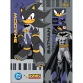 Foto ilustrativa Caderno Brochura Capa Dura Universitário Sonic DC 80 Folhas