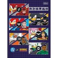 Foto ilustrativa Caderno Brochura Capa Dura Universitário Sonic DC 80 Folhas