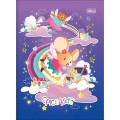 Foto ilustrativa Caderno Brochura Capa Dura Universitário Spice Kids Feminino 80 Folhas