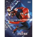 Foto ilustrativa Caderno Brochura Capa Dura Universitário Spider Man Game 80 Folhas