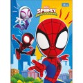 Foto ilustrativa Caderno Brochura Capa Dura Universitário Spidey 80 Folhas
