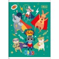 Foto ilustrativa Caderno Brochura Capa Flexível 1/4 Kids 48 Folhas