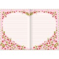 Foto ilustrativa Caderno Brochura Decorado Capa Dura 1/8 Be Berry! 80 Folhas