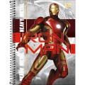 Foto ilustrativa Caderno Capa Dura Universitário 1 Matéria Avengers 80 Folhas