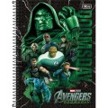 Foto ilustrativa Caderno Capa Dura Universitário 1 Matéria Avengers Doomsday 80 Folhas