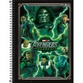 Foto ilustrativa Caderno Capa Dura Universitário 1 Matéria Avengers Doomsday 80 Folhas