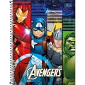 Foto ilustrativa Caderno Capa Dura Universitário 1 Matéria Avengers Fit 80 Folhas