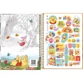 Foto ilustrativa Caderno Capa Dura Universitário 1 Matéria Pooh 80 Folhas