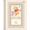 Foto ilustrativa Caderno Capa Dura Universitário 1 Matéria Pooh 80 Folhas