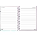 Foto ilustrativa Caderno Capa Dura Universitário 1 Matéria Princesas Fit 80 Folhas