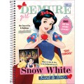 Foto ilustrativa Caderno Capa Dura Universitário 1 Matéria Princesas Fit 80 Folhas
