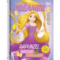 Foto ilustrativa Caderno Capa Dura Universitário 1 Matéria Princesas Fit 80 Folhas