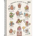 Foto ilustrativa Caderno Capa Dura Universitário 1 Matéria Rafaella Tuma 80 Folhas