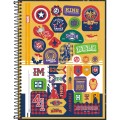 Foto ilustrativa Caderno Capa Dura Universitário 10 Matérias Avengers Fit 160 Folhas