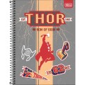 Foto ilustrativa Caderno Capa Dura Universitário 10 Matérias Avengers Fit 160 Folhas