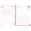 Foto ilustrativa Caderno Capa Dura Universitário 10 Matérias Lotso 160 Folhas