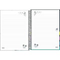 Foto ilustrativa Caderno Capa Dura Universitário 10 Matérias Mickey Real Life 160 Folhas