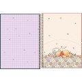 Foto ilustrativa Caderno Capa Dura Universitário 10 Matérias Pooh Core 160 Folhas