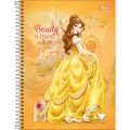 Foto ilustrativa Caderno Capa Dura Universitário 10 Matérias  Princesas Fit 160 Folhas