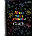 Foto ilustrativa Caderno Capa Dura Universitário Capricho Fit 1 Matéria 80 Folhas