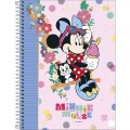 Foto ilustrativa Caderno Capa Dura Universitário Minnie Fit 1 Matéria 80 Folhas