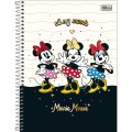 Foto ilustrativa Caderno Capa Dura Universitário Minnie Fit 10 Matérias 160 Folhas