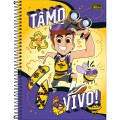 Foto ilustrativa Caderno Capa Dura Universitário Natan Por Aí 1 Matéria 80 Folhas