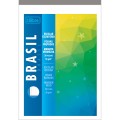 Foto ilustrativa Caderno Colado ao Alto Brasil c/ Margem 50 Folhas