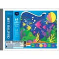 Foto ilustrativa Caderno Colado Criativo A4 Lumi Académie 50 Folhas