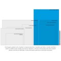 Foto ilustrativa Caderno Colado Layout A3 Branco com Margem Tilibra 50 Folhas