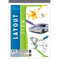 Foto ilustrativa Caderno Colado Layout A4 Branco Tilibra 50 Folhas