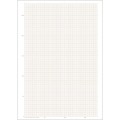 Foto ilustrativa Caderno Colado Milimetrado A4 Branco Tilibra 50 Folhas