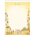 Foto ilustrativa Caderno Colado Papel Carta Pooh 50 Folhas