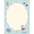 Foto ilustrativa Caderno Colado Papel de Carta Doggy 48 Folhas