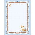 Foto ilustrativa Caderno Colado Papel de Carta Doggy 48 Folhas