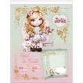 Foto ilustrativa Caderno Colado Papel de Carta Jolie 50 Folhas