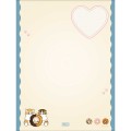 Foto ilustrativa Caderno Colado Papel de Carta Mofusand 48 Folhas