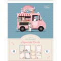 Foto ilustrativa Caderno Colado Papel de Carta Mofusand 48 Folhas
