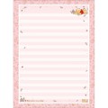 Foto ilustrativa Caderno Colado Papel de Carta Pooh 48 Folhas