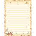 Foto ilustrativa Caderno Colado Papel de Carta Pooh 48 Folhas