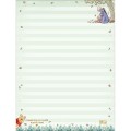 Foto ilustrativa Caderno Colado Papel de Carta Pooh 48 Folhas