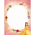 Foto ilustrativa Caderno Colado Papel de Carta Princesas 48F