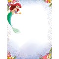 Foto ilustrativa Caderno Colado Papel de Carta Princesas 48F