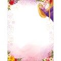 Foto ilustrativa Caderno Colado Papel de Carta Princesas 48F