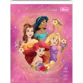 Foto ilustrativa Caderno Colado Papel de Carta Princesas 48F