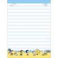 Foto ilustrativa Caderno Colado Papel de Carta Snoopy 48 Folhas