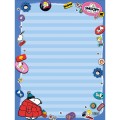 Foto ilustrativa Caderno Colado Papel de Carta Snoopy 48 Folhas