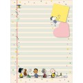 Foto ilustrativa Caderno Colado Papel de Carta Snoopy 48 Folhas