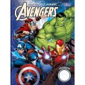 Foto ilustrativa Caderno de Caligrafia Brochura Capa Dura Avengers 40 Folhas