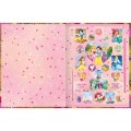 Foto ilustrativa Caderno de Caligrafia Brochura Capa Dura Princesas 40 Folhas